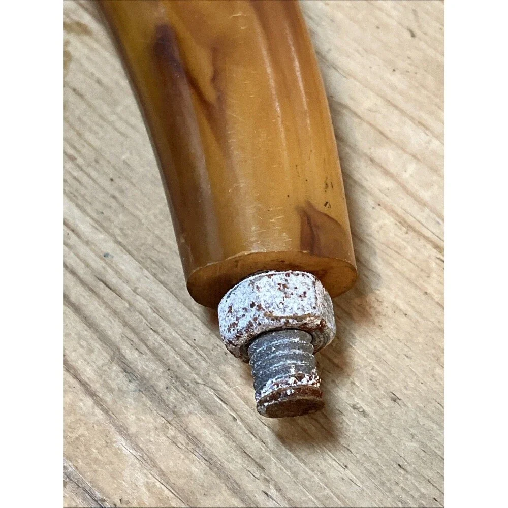 Antique VTG Bakelite Lot Carving Knife Fork Butterscotch Gold Plus Just A handle
